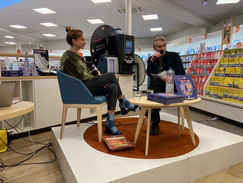 Liveopname podcast drie boeken.