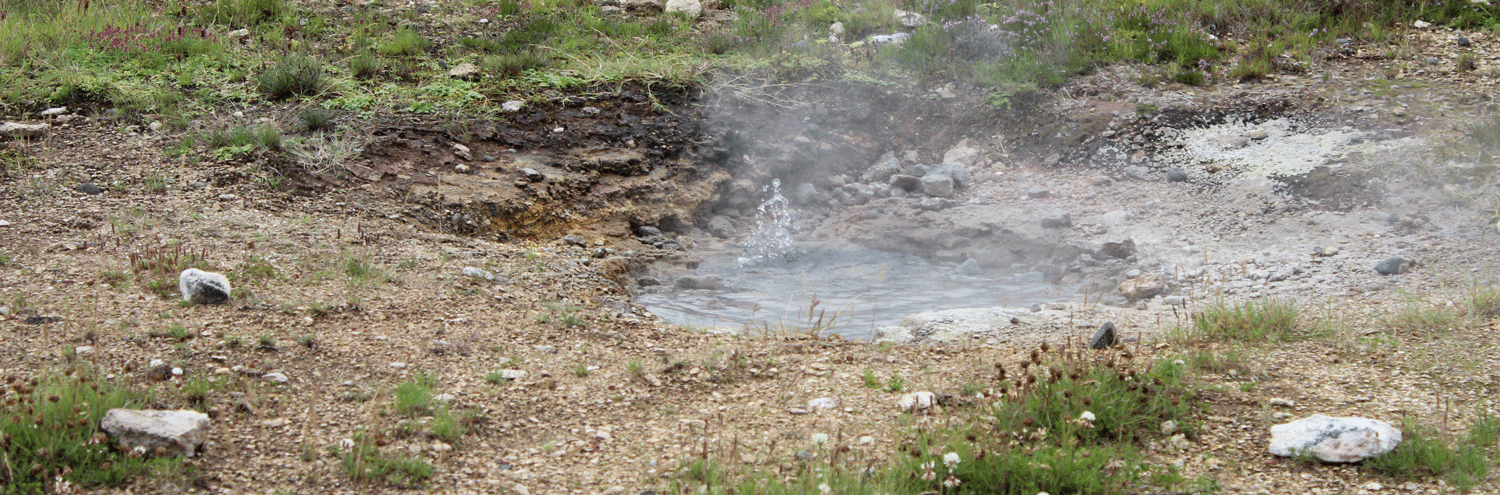 A small geysir