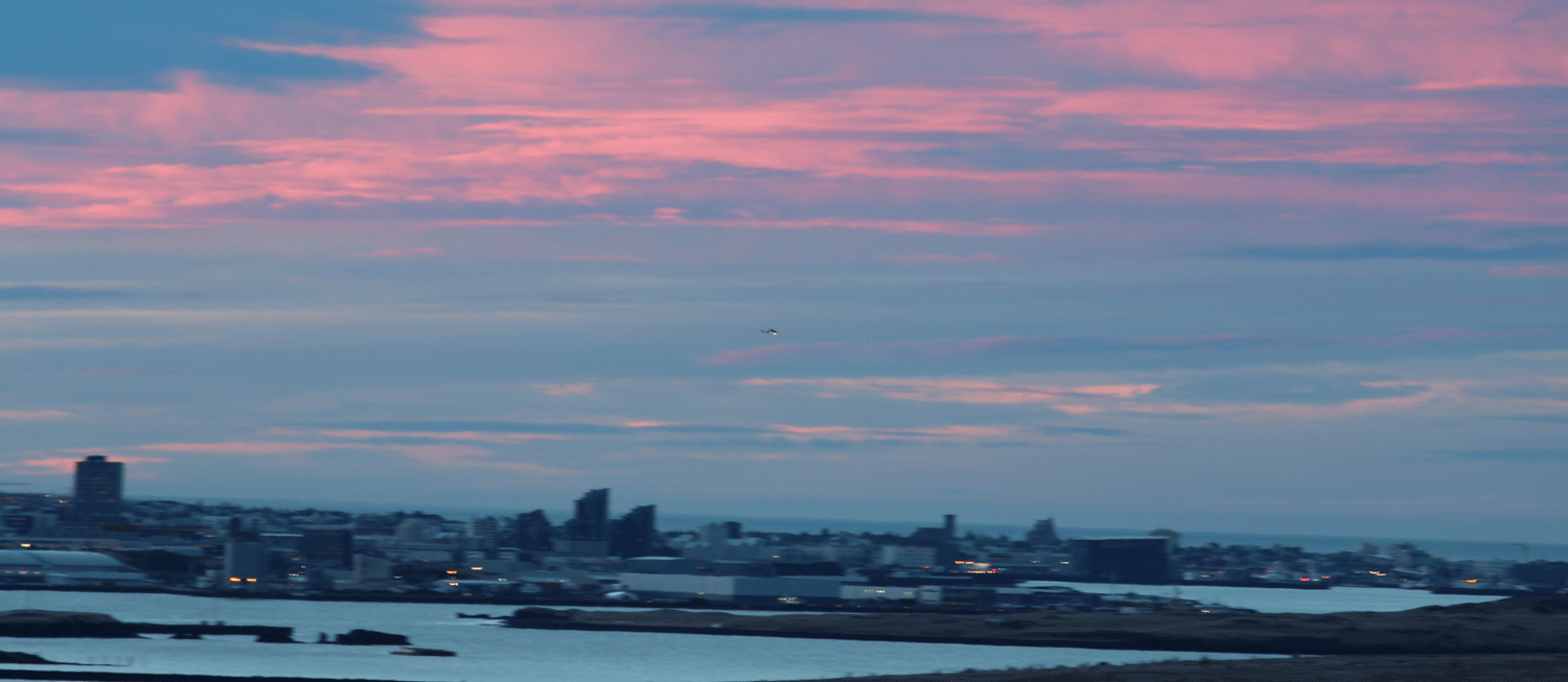 Reykjavik sunset