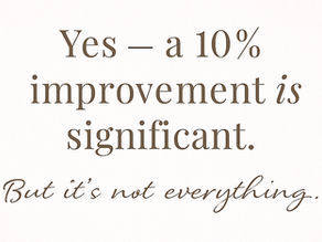A powerful reminder for anyone facing hormone therapy after breast cancer: yes, a 10% improvement is significant — but your quality of life matters too.