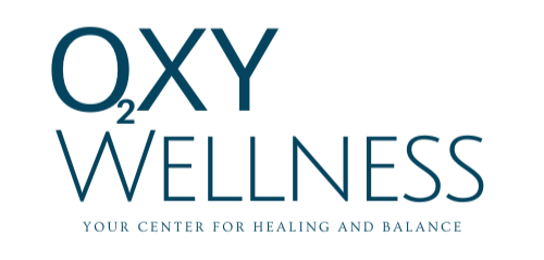 Oxy Wellness logo – holistic wellness and hyperbaric chamber therapy in Red Deer, Alberta
