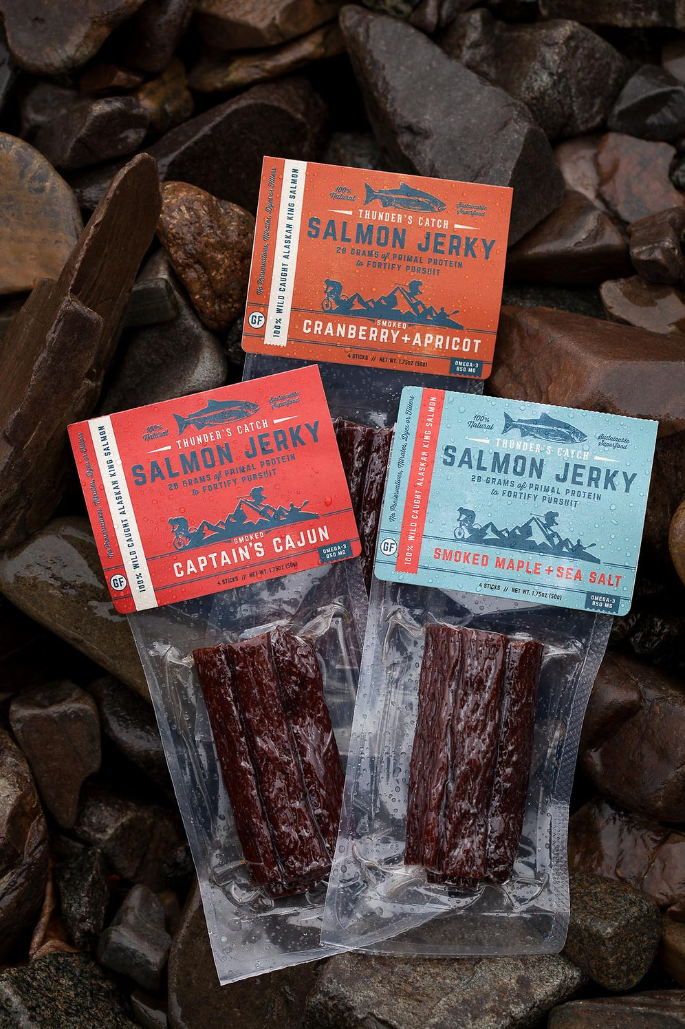 Salmon Jerky Variety Pack (15) thunderscatch