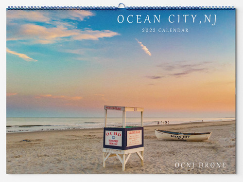 2022 Ocean City, NJ Wall Calendar | OCNJ Drone