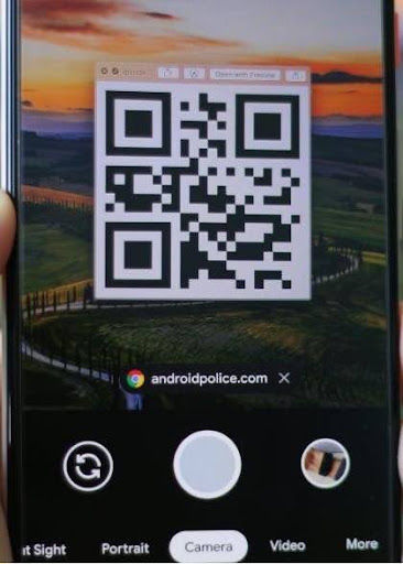 Android phone camera - Read QR Code