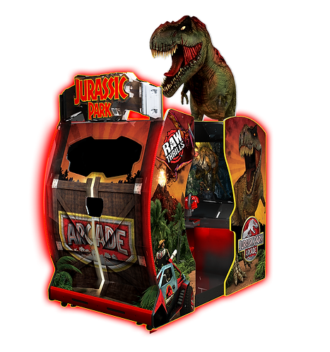 JURASSIC PARK 55" AUSTRALIA, VIDEO GAMES AUSTRALIA, RAW THRILLS AUSTRALIA, JURASSIC PARK AUSTRALIA, JURASSIC PARK VIDEO GAME