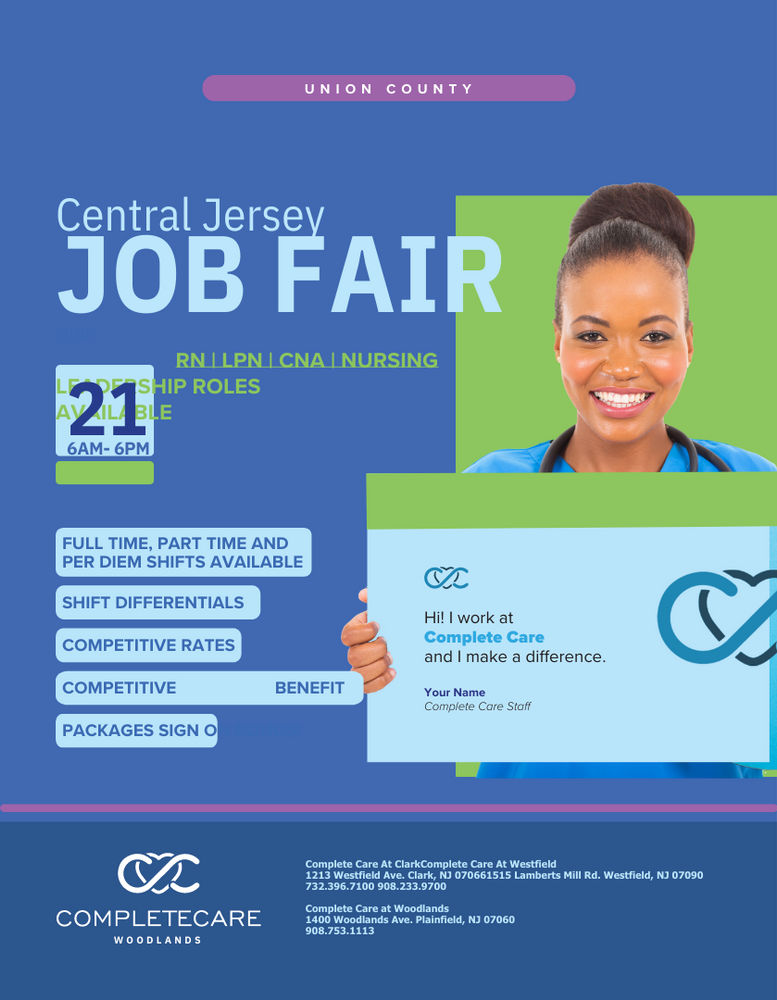 Central Jersey Job Fair Care] K&G Career Academy
