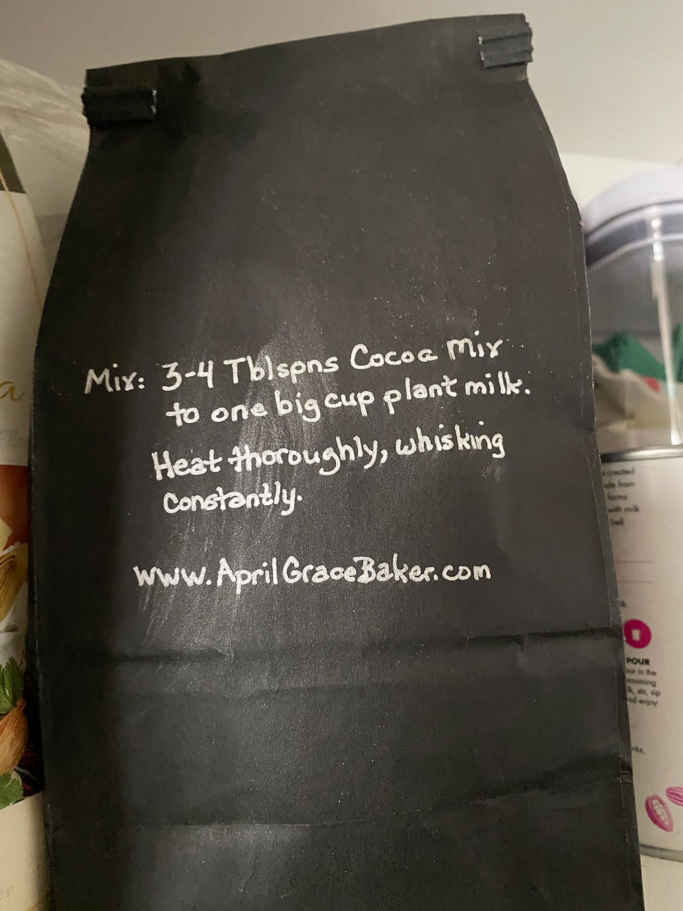 Thumbnail: Chalkboard Bag - 16 oz 70% Hot Cocoa!