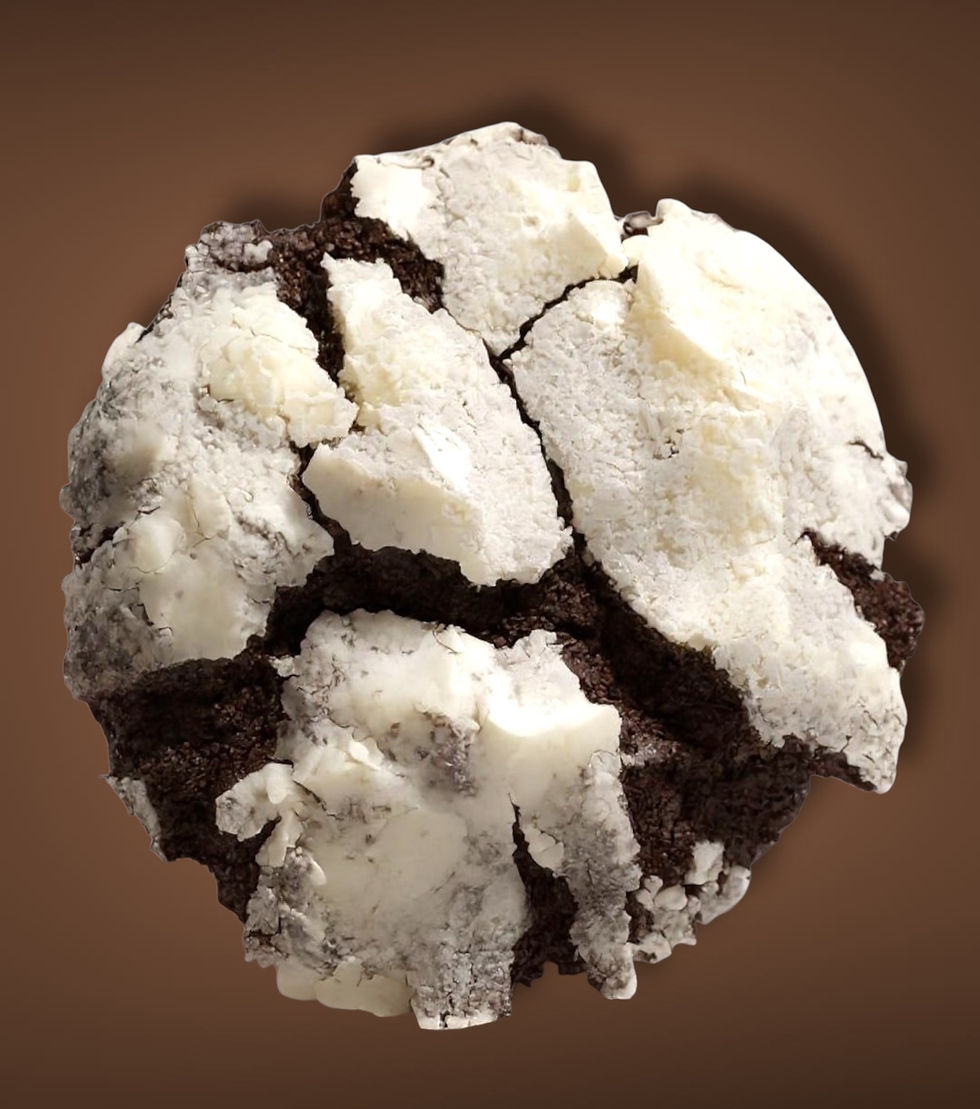 Double Dutch Dark Chocolate Crinkle Cookies