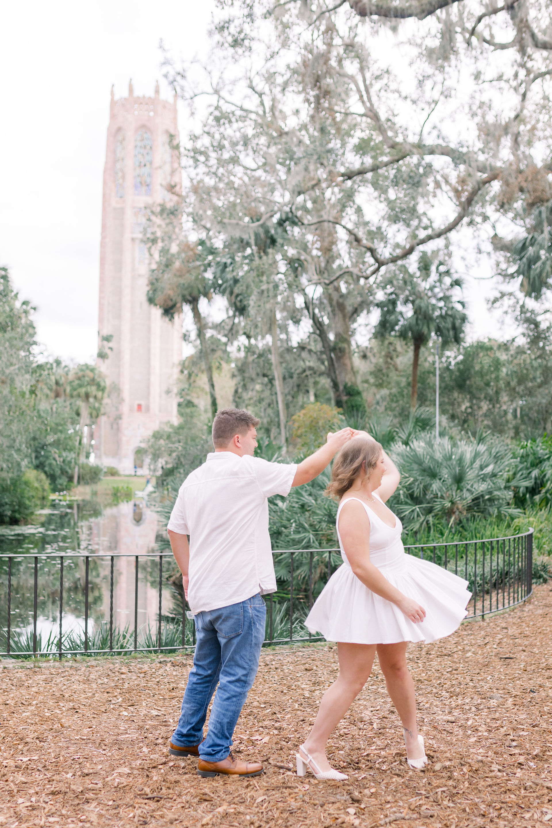 Bok Tower Editorial Engagement Session