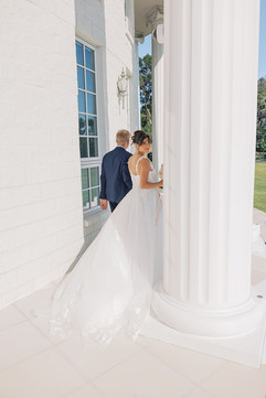 elegant bride and groom whitehurst gallery in Tampa wedding luxury photography