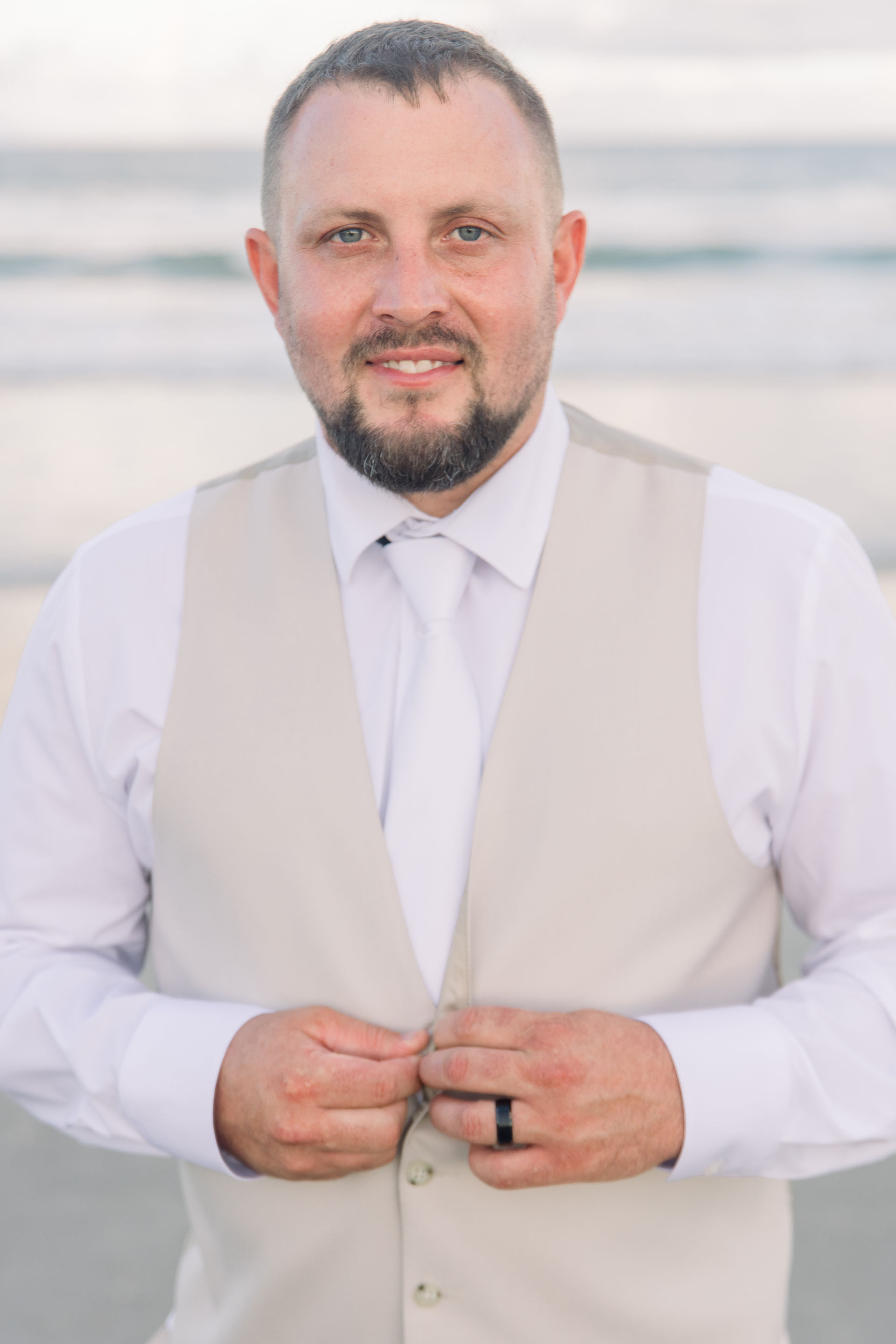 cocoa beach wedding photo