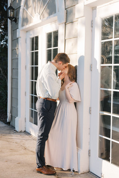 editorial couple engagement session in ocala, florida couple kissing