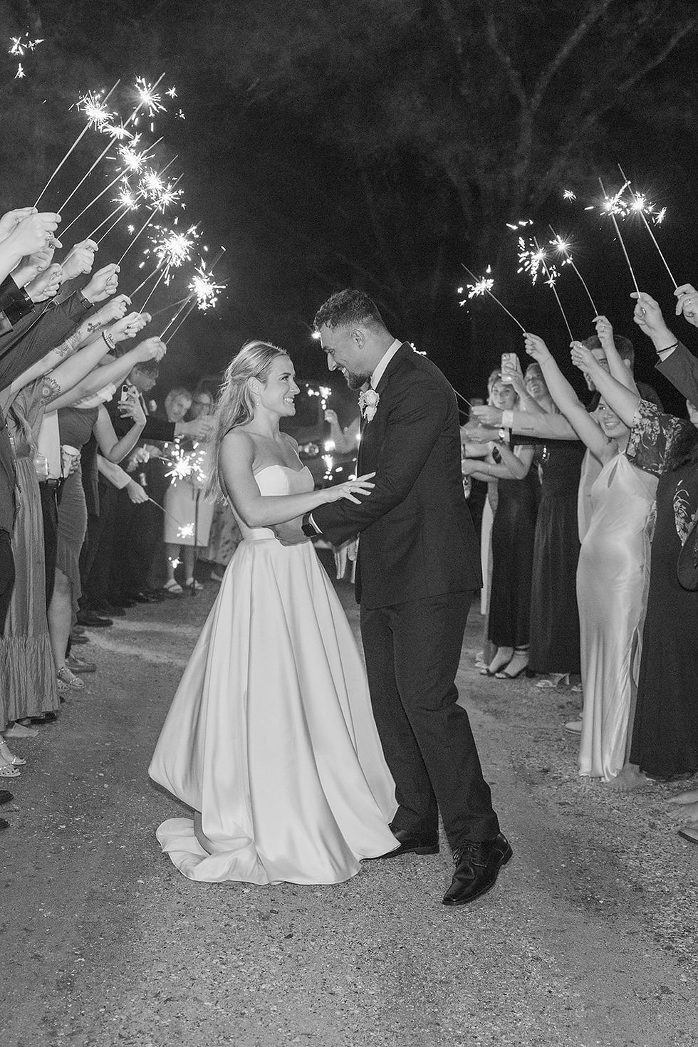 sparkler exit at whitewood ranch