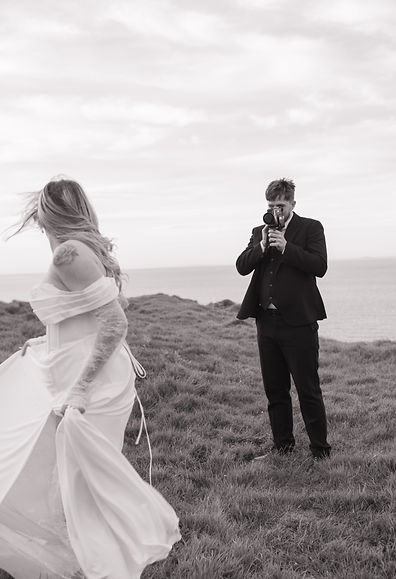 Ireland elopement wedding photographer Dunseverick castle