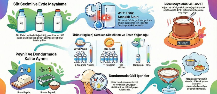Sağlıklı Süt Ürünleri Rehberi: Çiftlikten Sofraya Bilmeniz Gereken Her Şey