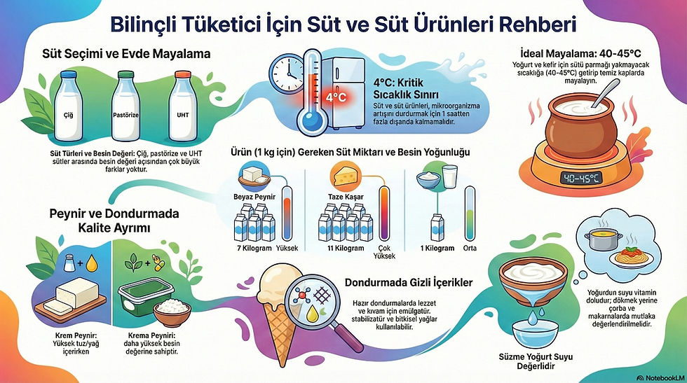 Sağlıklı Süt Ürünleri Rehberi: Çiftlikten Sofraya Bilmeniz Gereken Her Şey