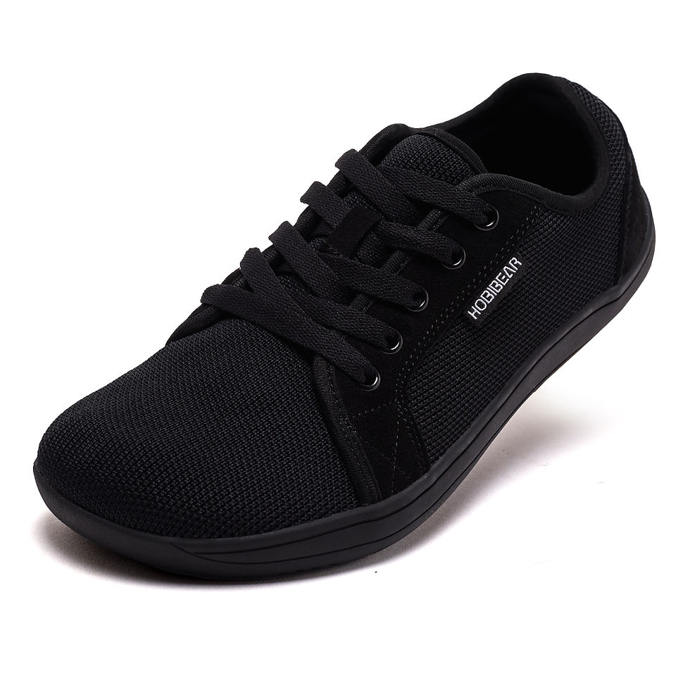 Thumbnail: HOBIBEAR Unisex Wide Toe Barefoot Shoes for Men Women Outdoor Trail Running Mini