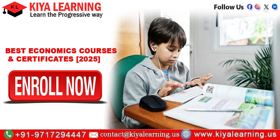 Best Economics Courses & Certificates [2025]