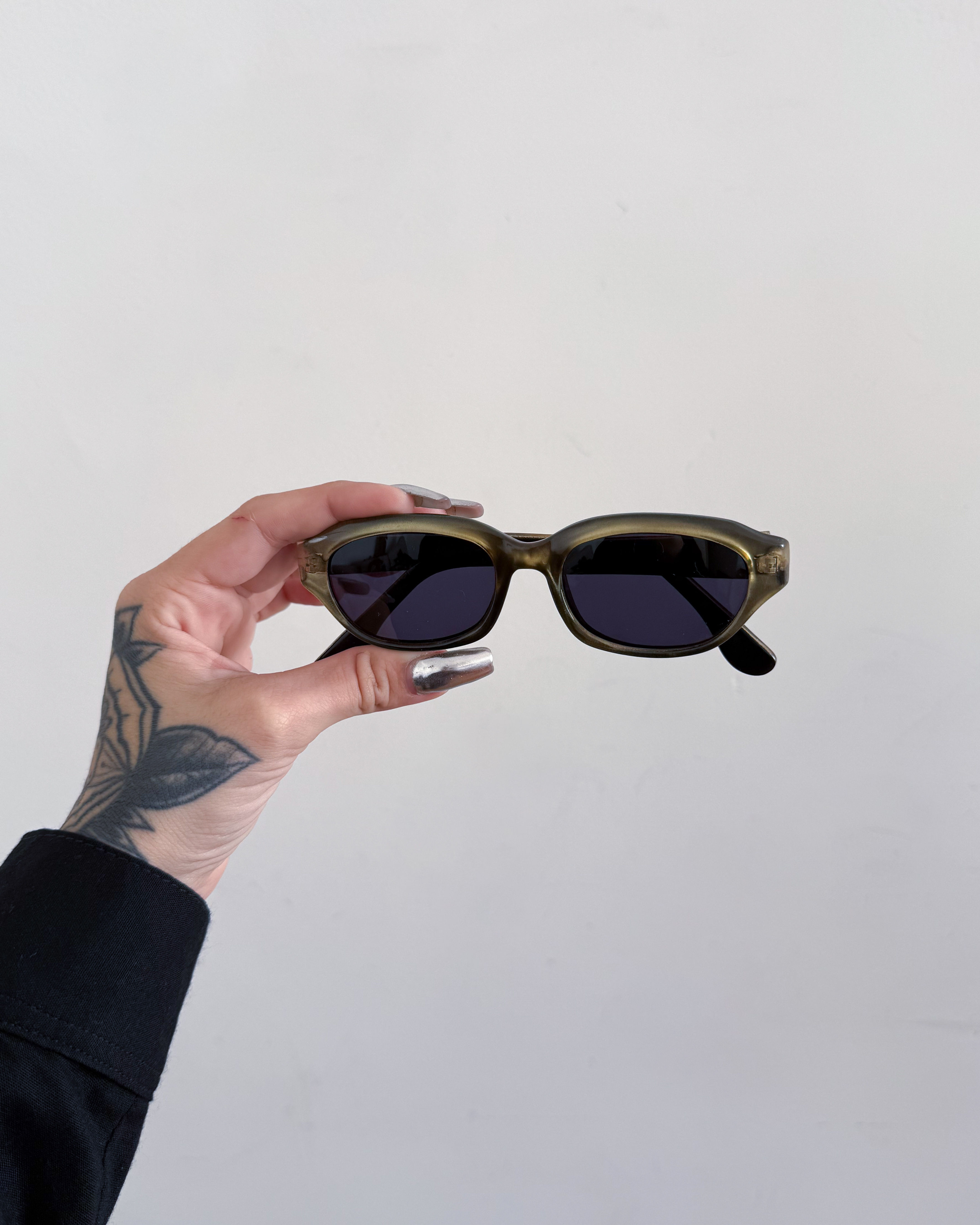 Óculos Verde Vintage