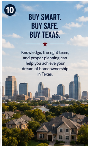 Buy smart buy safe buy Texas