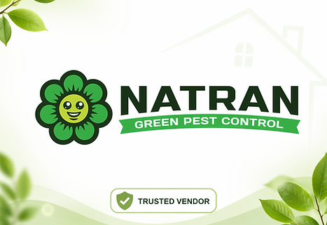 Natran Green Pest Control logo for eco-friendly pest control services in Houston, Texas