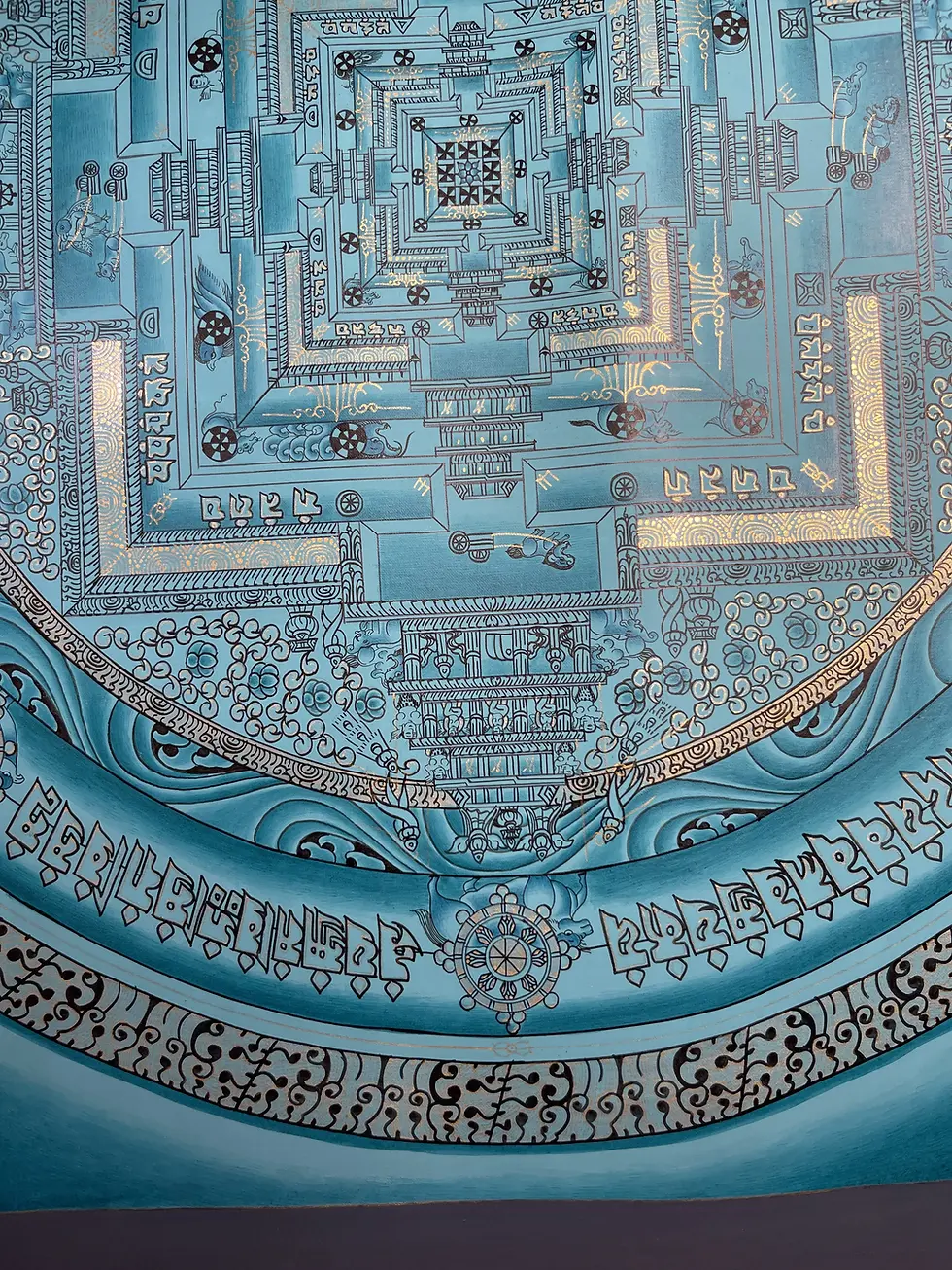 Miniature : Chakra Mandala | Chakra de la Gorge | Art de Monastère