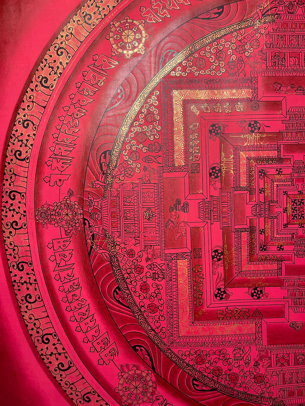 Miniature : Chakra Mandala | Chakra Racine | Art de Monastère