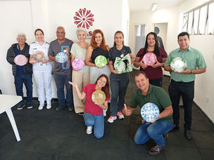 Fotos dos veteranos e trabalhos realizados