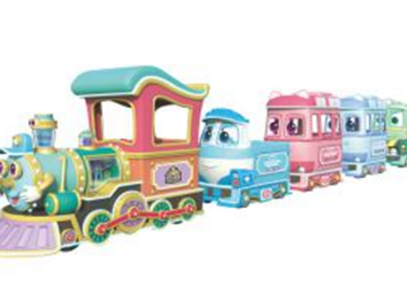 Cartoon Battery Train