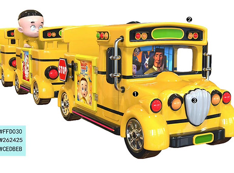 Cartoon Lorry Battery Train