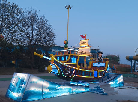 Sliding Pirate Boat