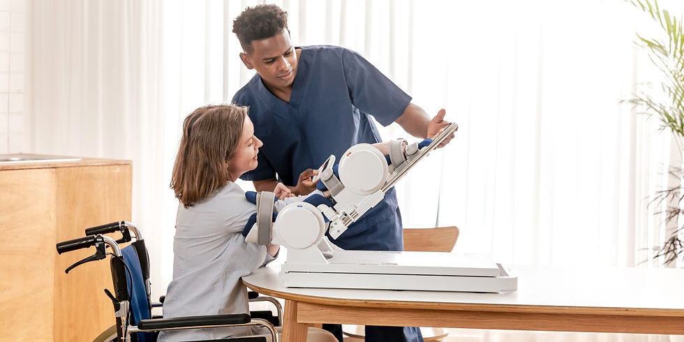 robotik rehabilitasyon cihazı kullanımı