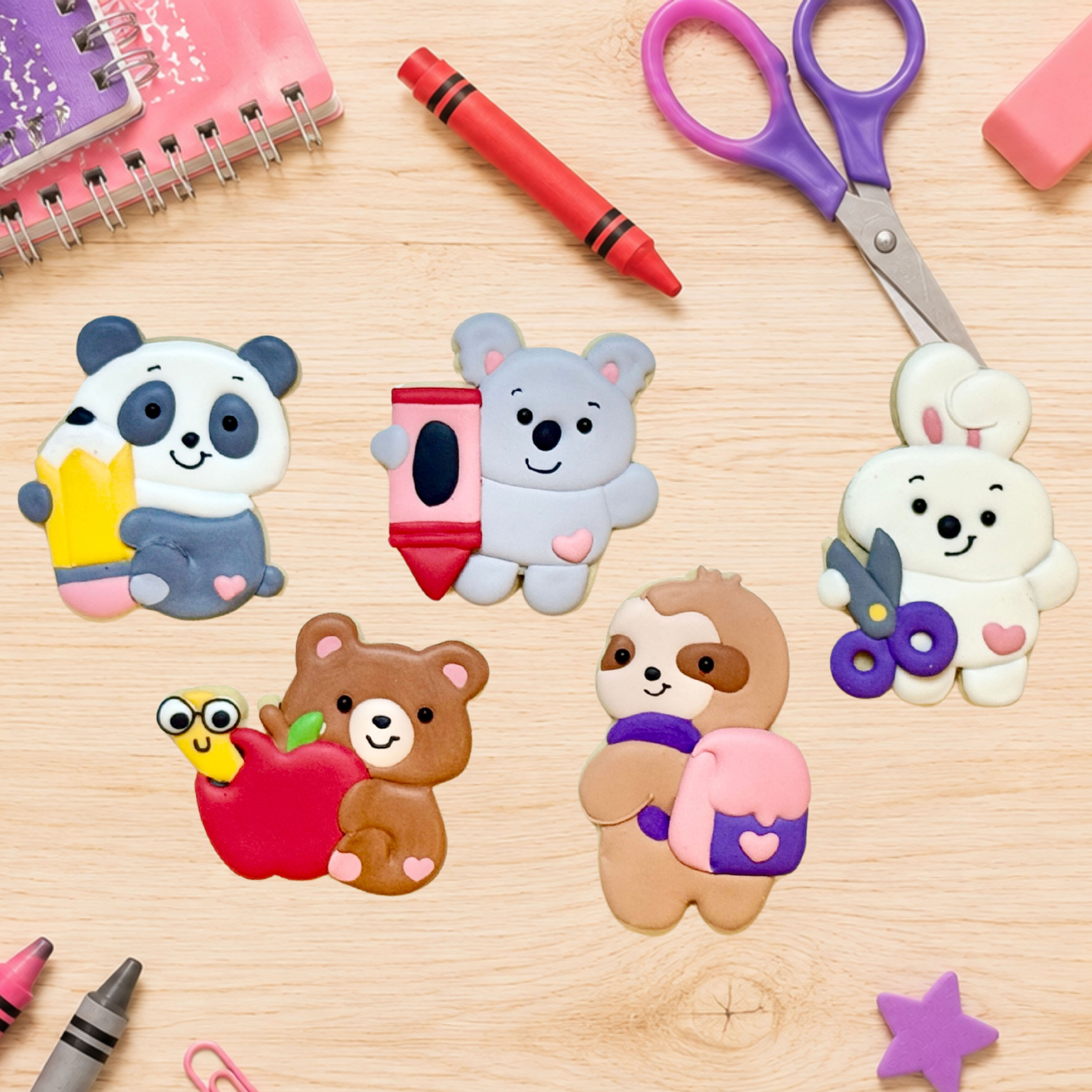 August Virtual Cookie Class: Classroom Cuties!