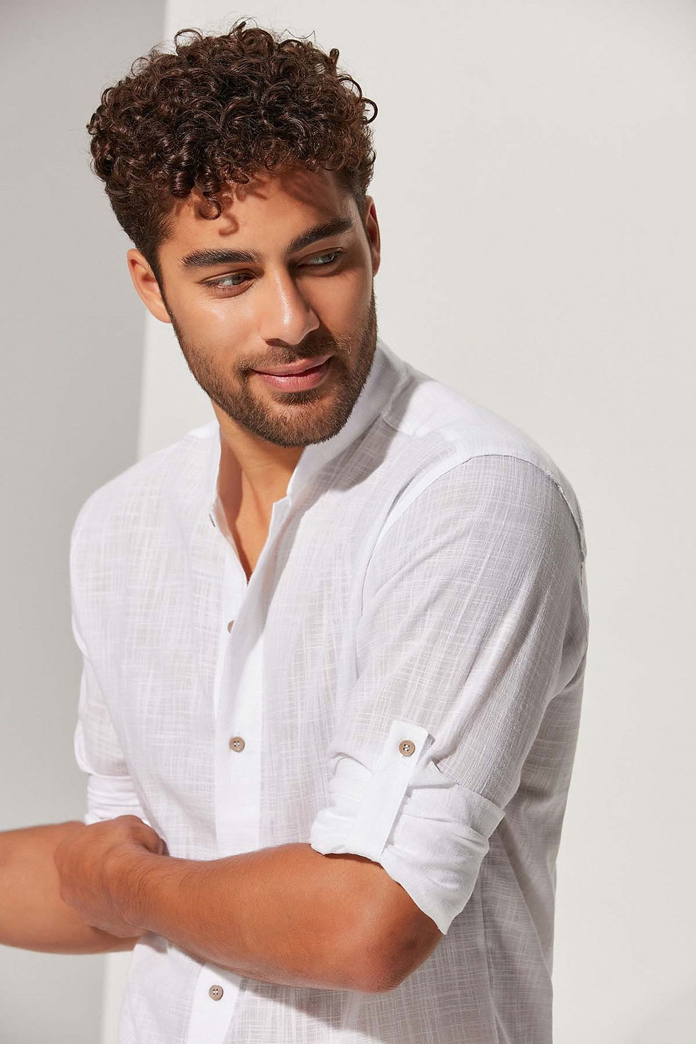 Thumbnail: Judge Collar Long Sleeve Men's Shirt