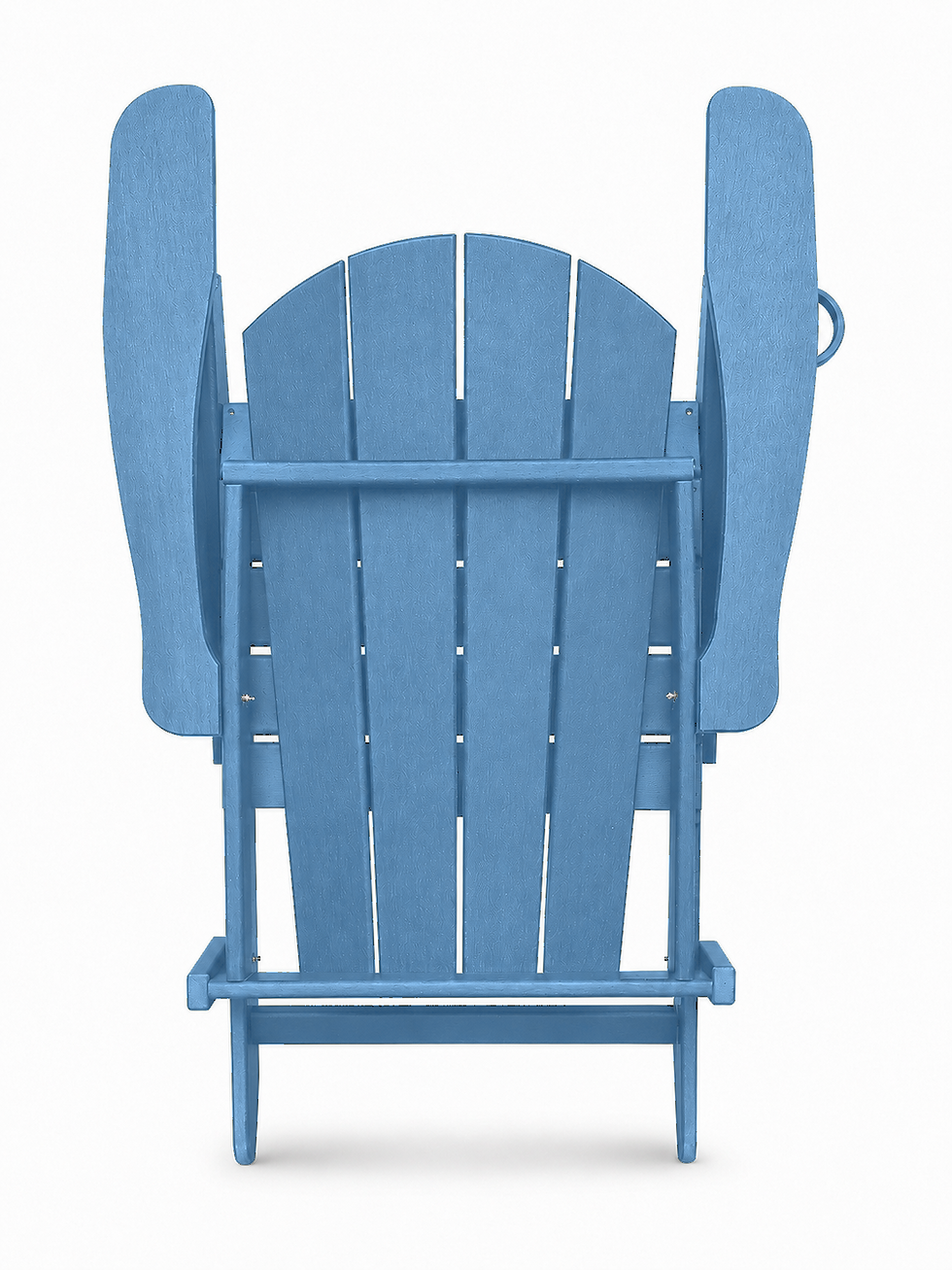 Thumbnail: SunDeck® Classic Folding Adirondack Chair - Cup Holder - Light Blue