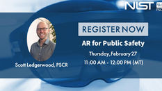 NIST Augmented Reality for First Responders Webinar