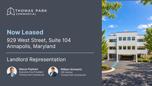 Thomas Park Commercial Represents Landlord in Annapolis Lease to Palma Cleaning Services