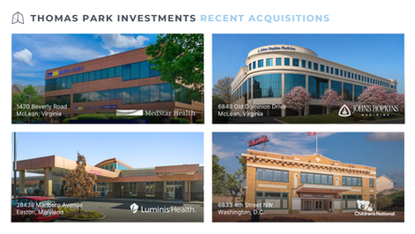 Thomas Park Investments Acquires Four-Property, $70 Million Medical Office Portfolio Across the Mid-Atlantic