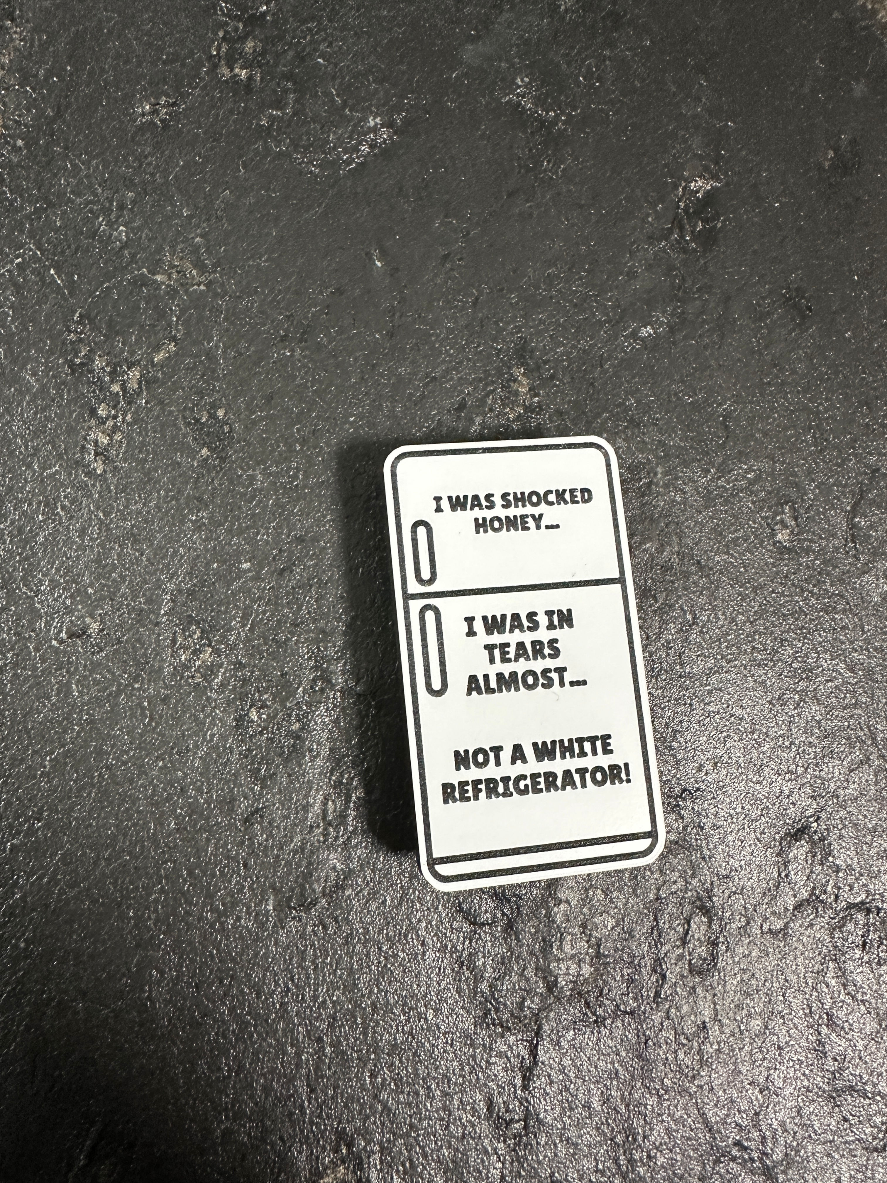 NOT A WHITE REFRIGERATOR