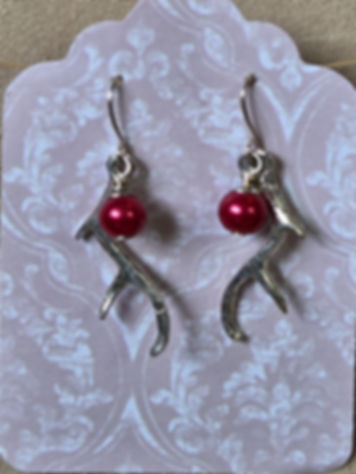 Handmade winter antlers for holiday décor