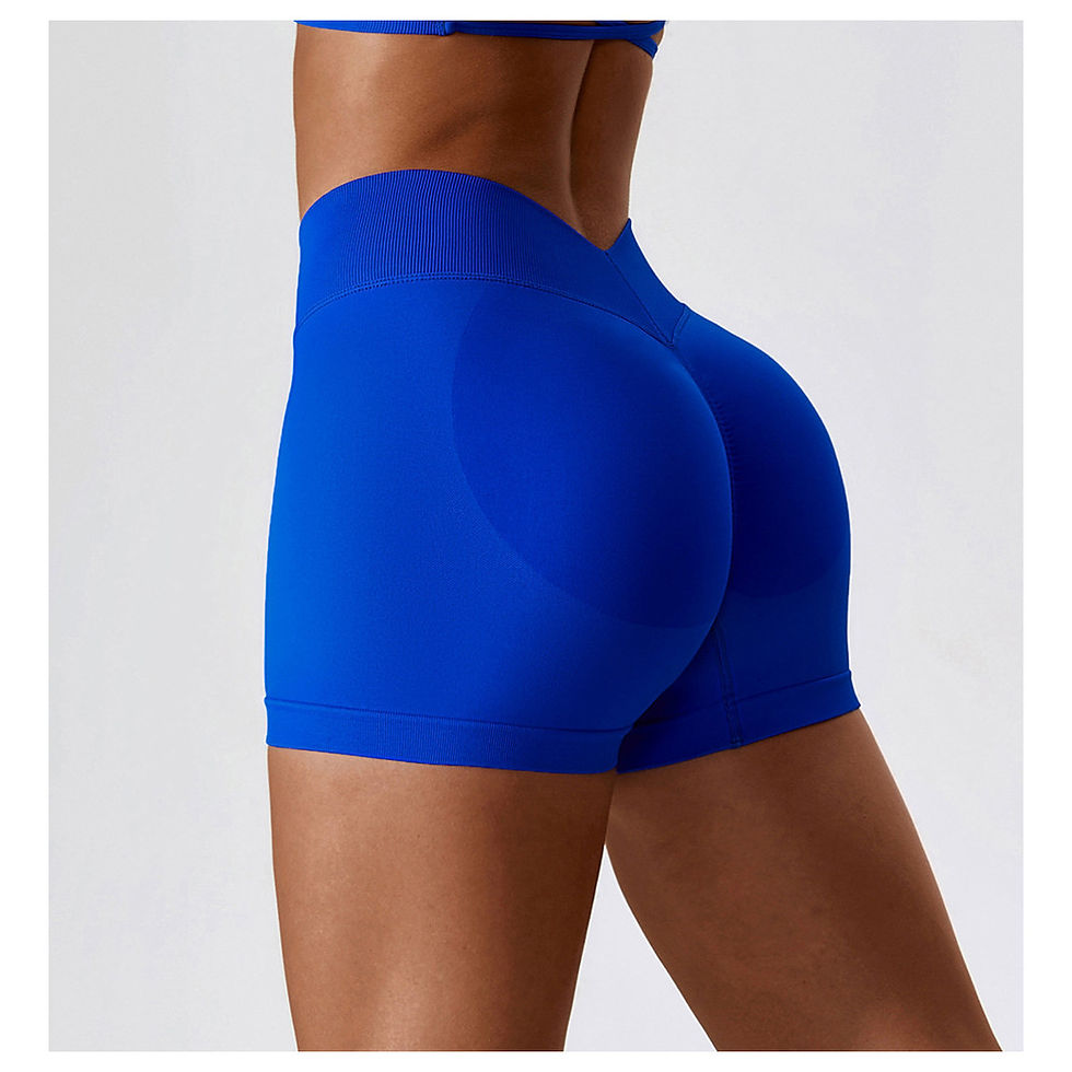 Thumbnail: Seamless High-Waisted Yoga Shorts for Women