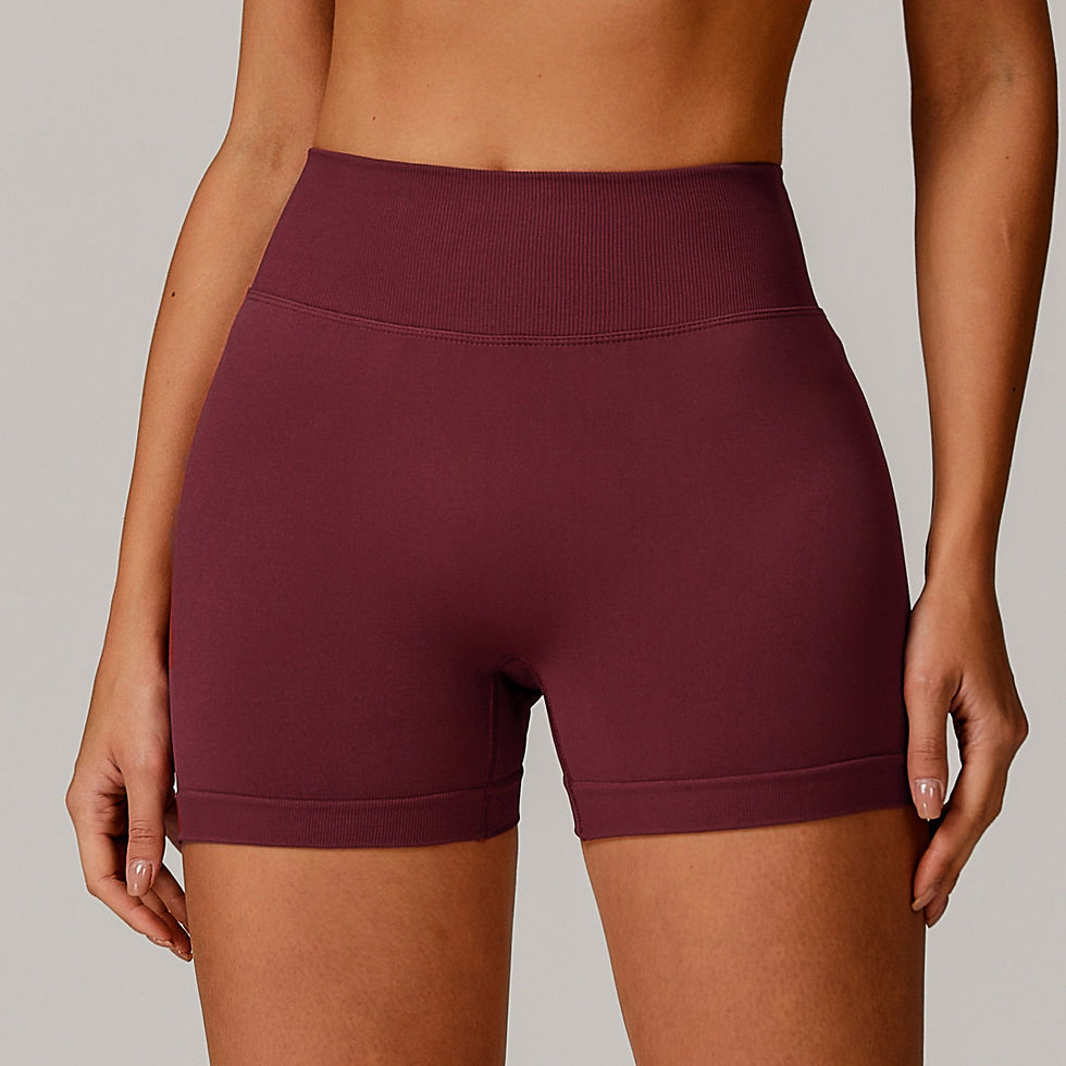 Thumbnail: Seamless High-Waisted Yoga Shorts for Women