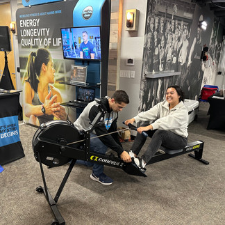 Gym with Row Machine