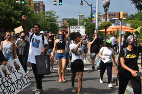 Kyla Leading Protest