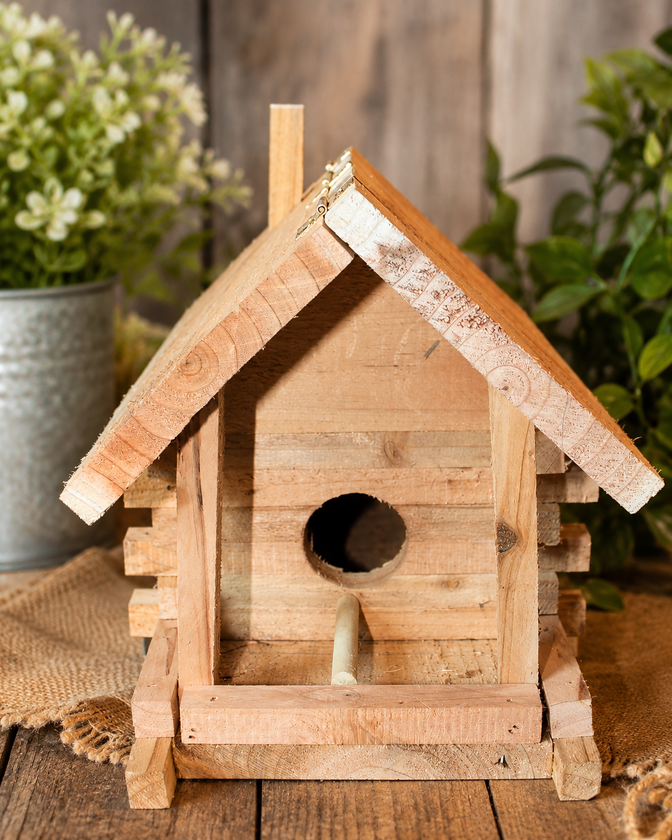 Handcrafted Front Porch 1 wood birdhouse