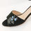 Thumbnail: Jackie - Emerald Green Suede with Wildflowers Embroidery