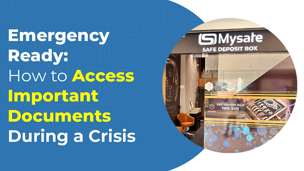 How to Access Important Documents in a Crisis
