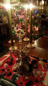 My Yule altar and tree!