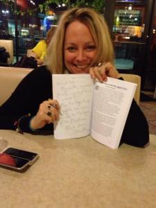 My second autograph of The Green Lovers: A Compilation of Plant Spirit Magic anthology , edited by Christopher Penczak,, which contains my essay on my journey with the Apple Tree. If not for this journey, I would not have written this essay.