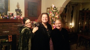 Amanah, Lindsey and me after the Spirit's Edge Mystery School apprenticeship initiations - Dec. 2, 2014